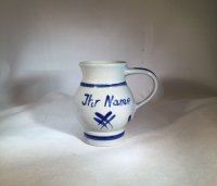 Bembel Tasse mit Namen grau blau 250 ml (Bild für) Bembel Tasse mit Namen grau blau 250 ml